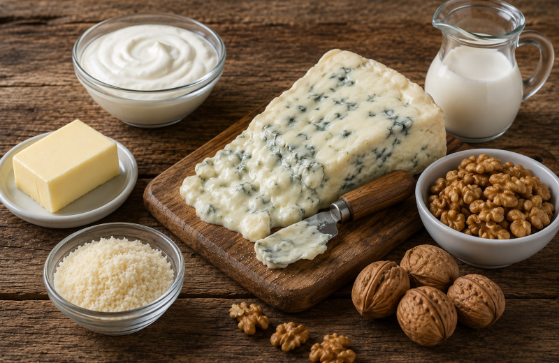 Salsa de gorgonzola y nueces